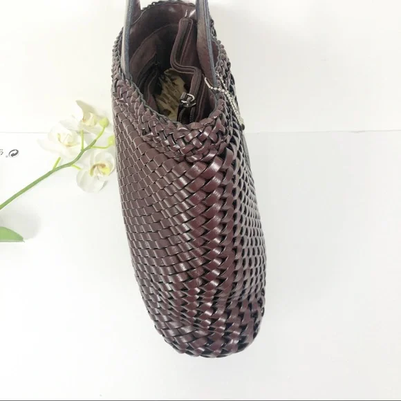 Nine West Woven Brown Shoulder Bag - Picture 6 of 12